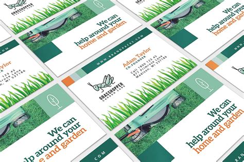 Gardener Business Card Template in PSD, Ai & Vector - BrandPacks